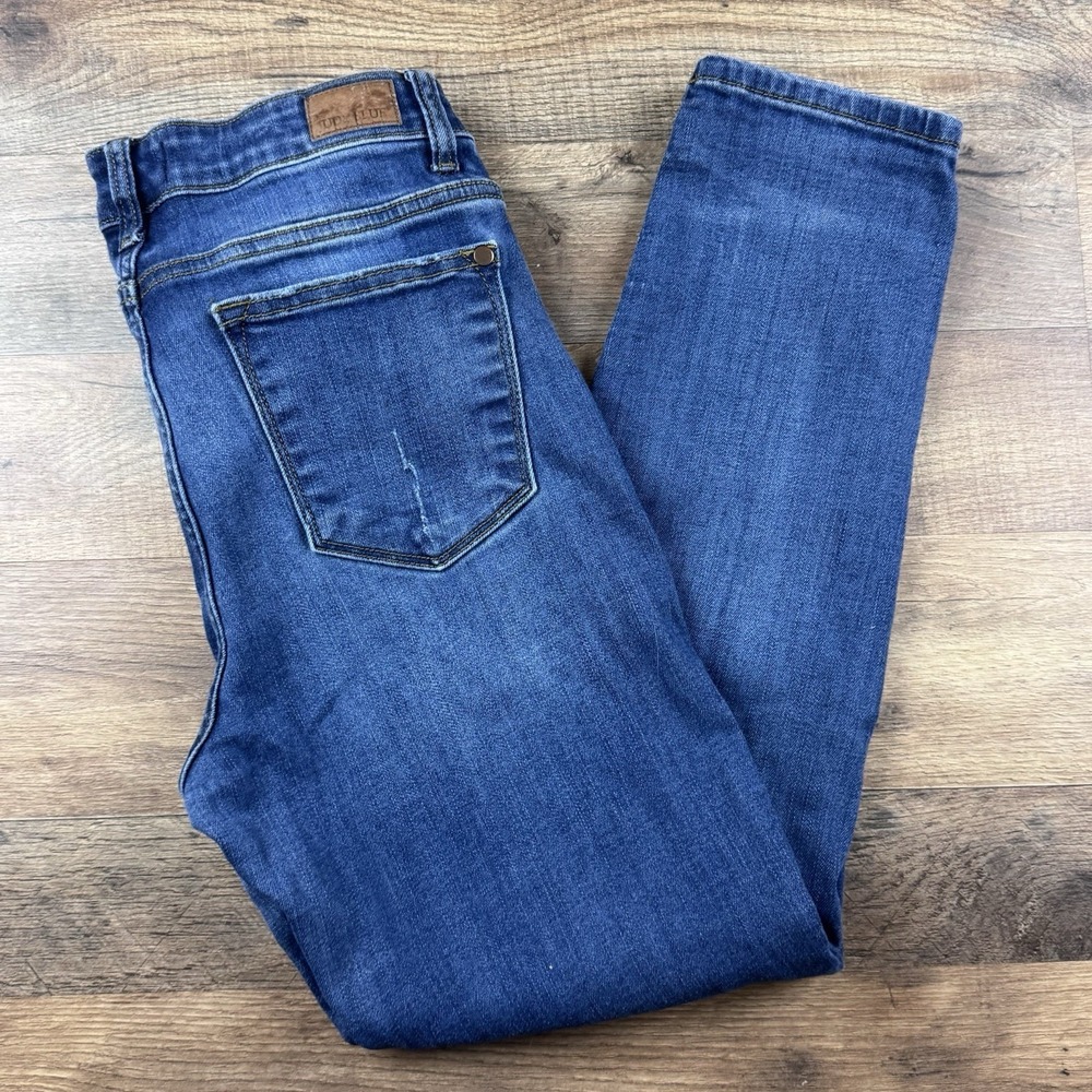 Judy Blue Relaxed Fit Jeans Women Size 9/29 Blue Denim Distressed